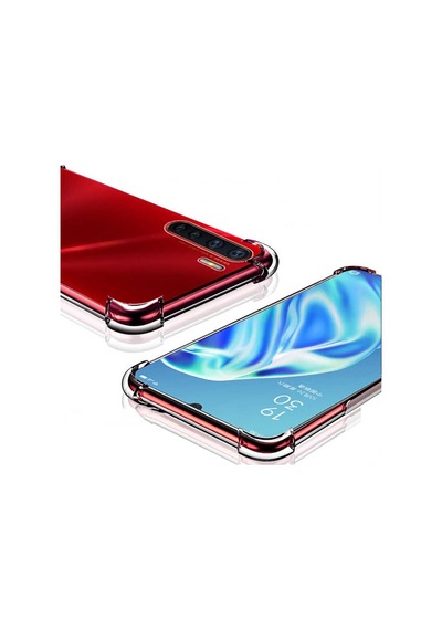 Oppo A91 Kılıf Zore Nitro Anti Shock Silikon Renksiz