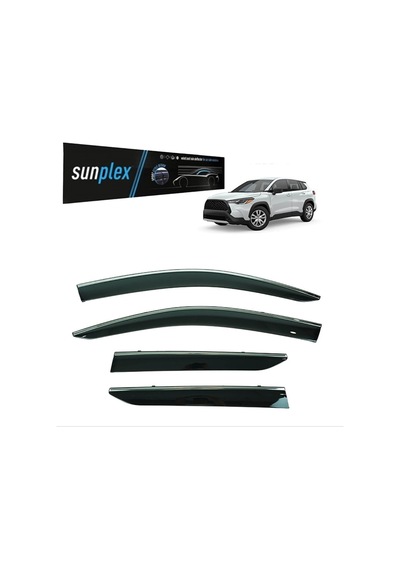 Sunplex Kromlu Cam Rüzgarlığı Toyota Corolla Cross 2022-2025 İle Uyumlu