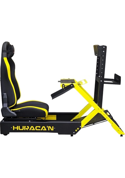 Huracan Eco Race Simülasyon Yarış Kokpiti Sarı