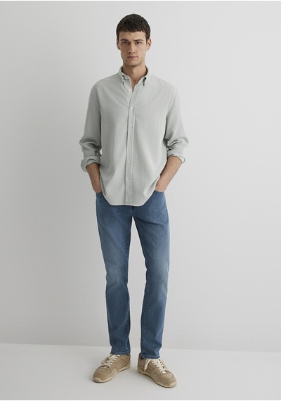 Mavi - Jake Premium Blue Puslu İndigo Mavisi Jean Pantolon 0042287839 Gece Mavisi