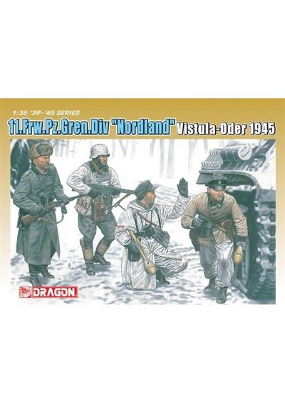 1/35 11.frw.pz.bombacı Timi Nordland Asker Figür Maketi, Dragon 6455