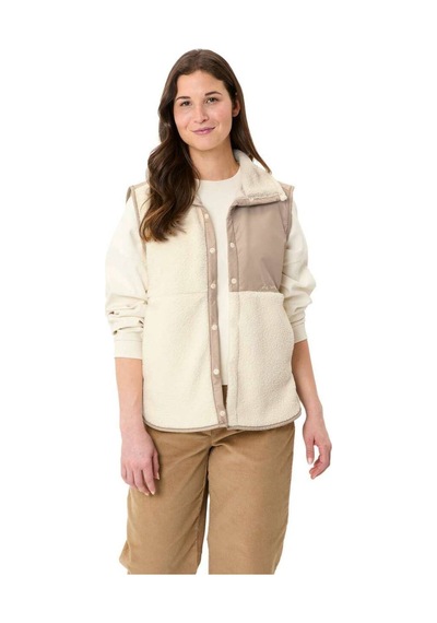 Vaude Najun Kadın Polar Yelek 48264 Ekru