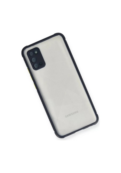 Newface Samsung Galaxy A02s Kılıf Miami Şeffaf Silikon - Lacivert