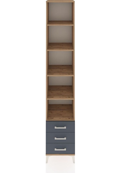Hyperion Dolap 5 Raflı 3 Çekmeceli 44x44x243 Çam-antrasit Atlas Çam Hyperion Dolap 5 Raflı 3 Çekmeceli 44x44x243 Çam-antrasit Atlas Çam