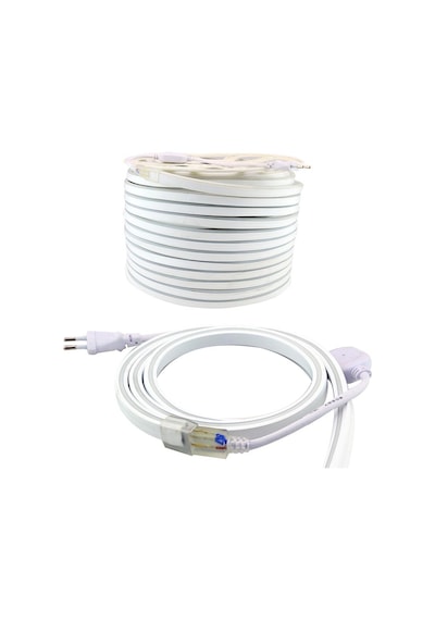 Ayt Powermaster 9x16 Hortum Led 100 Metre Beyaz 220 Volt 1 Metrede Kesilebilir Dış Cephe Şerit Led Aydınlatma