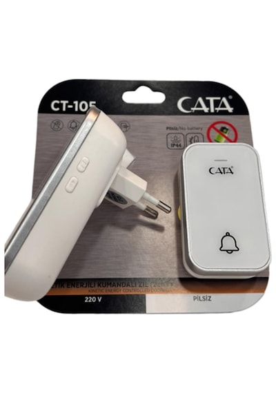 Cata Ct-105 Pilsiz 220 V Enerjili Kumandalı Zil