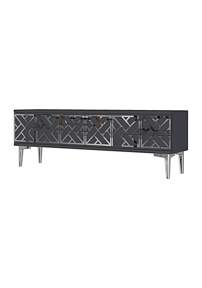 Tsa1238as - Arextv120 Tv Stand, Tv Sehpası Antrasit - Sılver 120cm