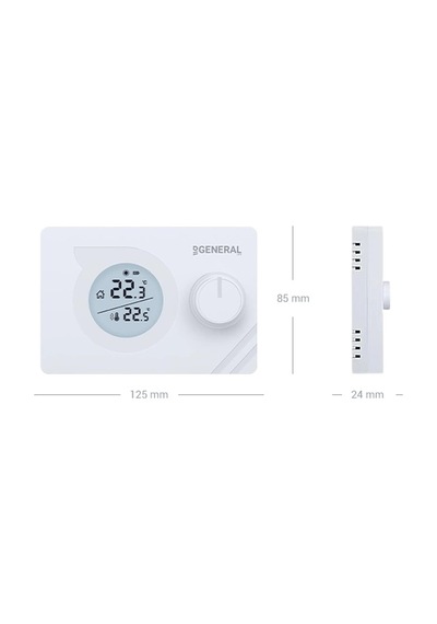 General Mitra Ht220 Rf Kablosuz Oda Termostatı
