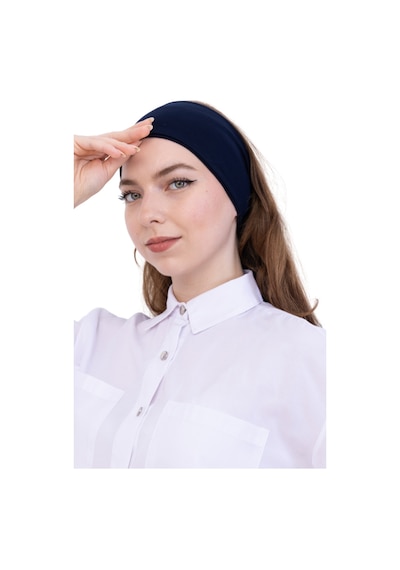Modish Group Kadın Tesettür Bandana Penye Kaymaz Hazır Şal Eşarp Altı Bone Rahat Kullanım Lacivert