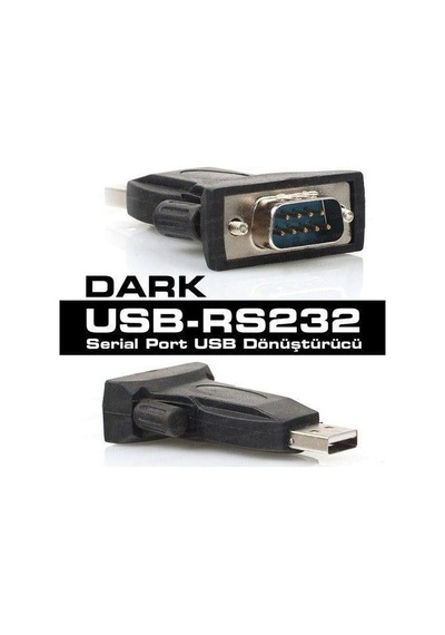 Dark Dk-ac-usb2rs232 Usb 2.0 Uyumlu Rs232 Seri Port Dönüştürücü Soket-209086