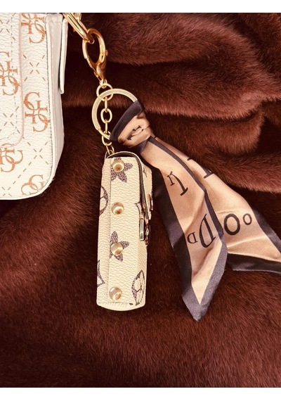 Elora Atelier Mini Çanta Rujluk Charm Ekru
