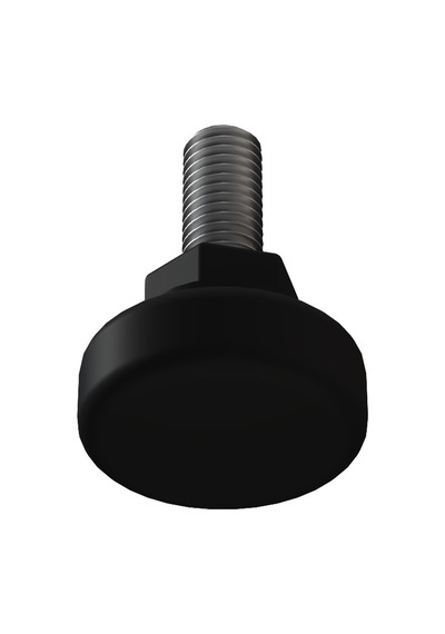 Cateksss M8x35 Anahtar Başlı Bingo Ayak, Pingo Ayak, Çap:34 Mm Siyah - 56 Lı Paket