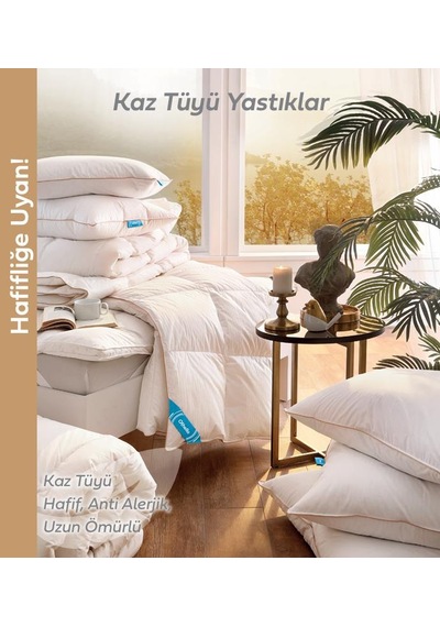 Kaztüyü Yastık 50x70 Krem Beyaz