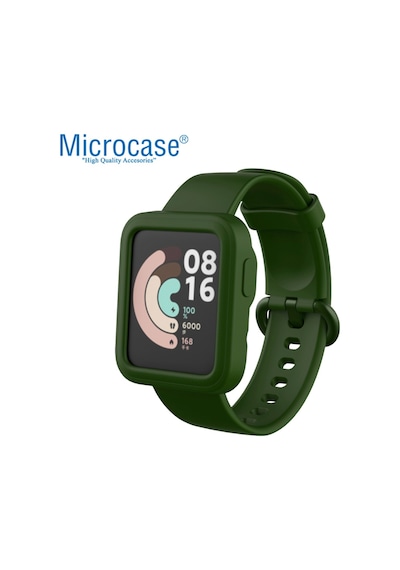 Microcase Xiaomi Mi Watch Lite Önü Açık Tasarım Silikon Kılıf