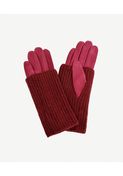 Yargıcı Triko Bilekli Kumaş Eldiven 25kked2006x 016 Bordo