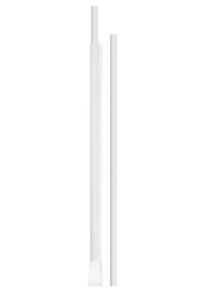 Sargılı Kağıt Pipet 8x230mm Beyaz - Tek Kullanımlık Hijyenik Pipet 2'li Ekonomik Paket - 2 Adet Tarı 2 L