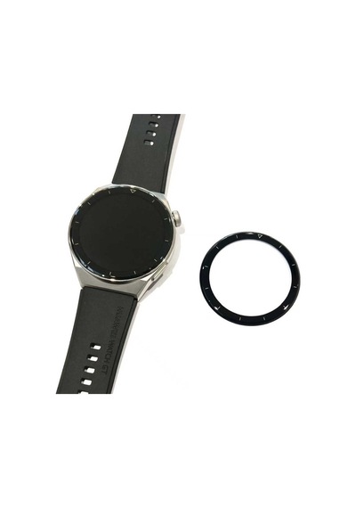 Huawei Watch Gt 3 Pro 46Mm Zore Pmma Pet Saat Ekran Koruyucu-Siyah