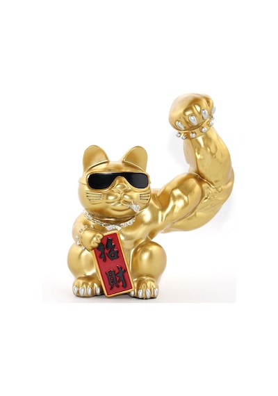River World Figürü Şanslı Kedi Seri B Polyester