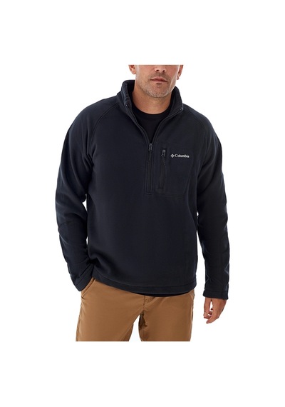 Columbia Fast Trek Iıı Half Zip Fleece Erkek Yarım Fermuarlı Polar Üst Xm6410-013 Siyah