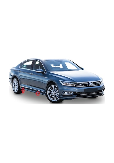 Vw Passat B8 B8.5 Uyumlu 2015 - 2021 Krom Yan 8 Parça Kapı Çıtası N11.2952