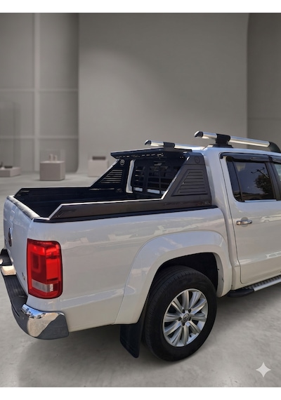 Navara,l200,ranger Tarzı Çift Kabinli Araçlara Uygun Rollbar Mat Siyah Montaj Vidalı