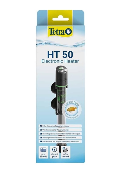 Ht 50 Isıtıcı, 25 60 L Akvaryumlar İçin, Sıcaklık Ayar Düğmesi İle Farklı Performans Seviyelerini Kapatmak