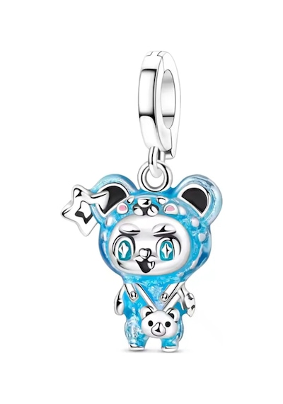 Miniş Labubu Sallantılı Charm Gümüş 72760772