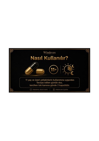 Windevax Avantaj Paket 3 x 60 Kapsül