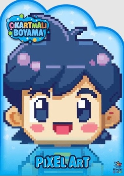 Pixel Art Zamanı - Çıkartmalı Boyama Kitabı - Ybve-730444