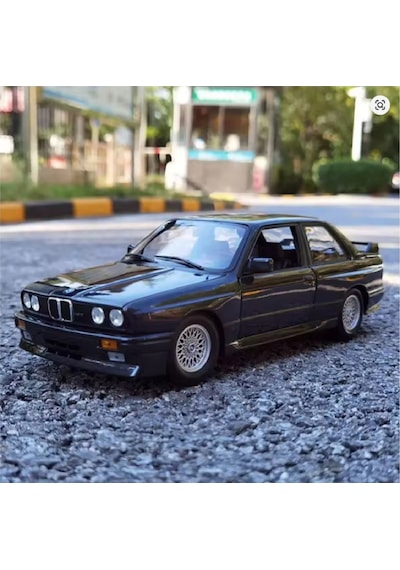 1988 Bmw M3 E30 1:24 Diecast Metal Model Araba Koleksiyon Siyah