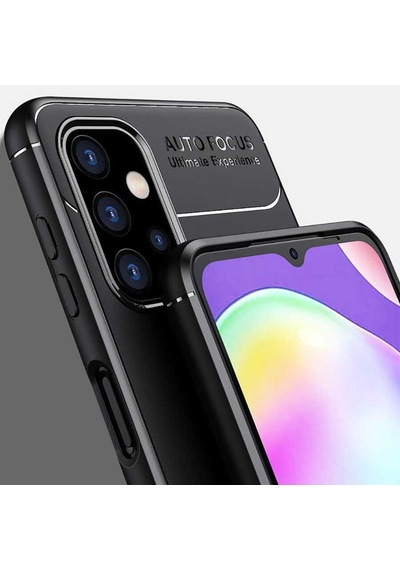 Galaxy A32 5G Kılıf Zore Ravel Yüzüklü Silikon Kılıf
