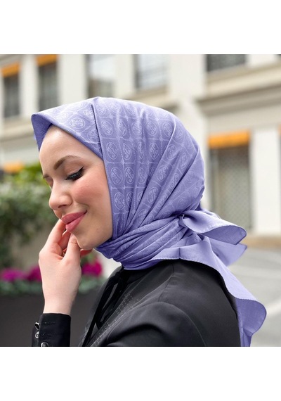 Pierre Cardin Elegans Monogram Eşarp - 1090750 -992 Lila Lila