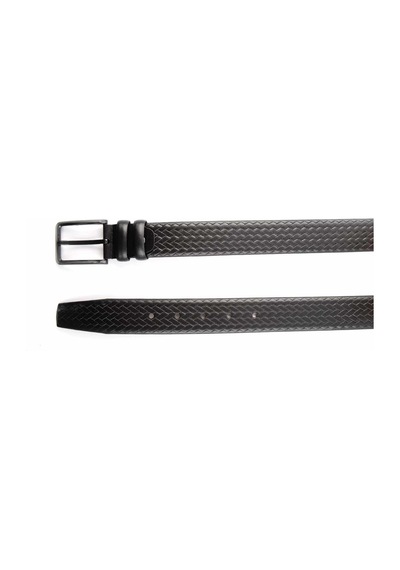 Bambi Siyah Leather Erkek Kemer U08657012603 Siyah