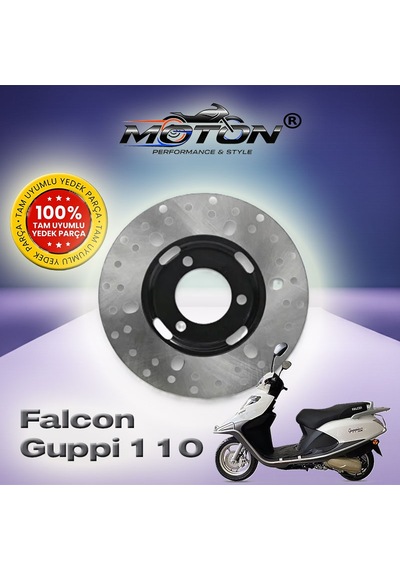 Falcon Guppi 110 Arka Fren Diski Çanaklı Model 180x48x3.5 Mm