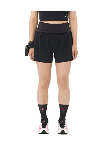 Salomon Sense Aero 2ın1 Traıl 5" Kadın Koşu Şortu Lc2770200 Siyah