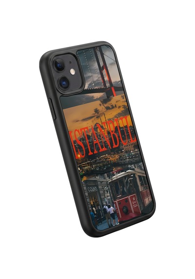 İphone 11 Uyumlu Köprü Desenli Kamera Korumalı Darbelere Dayanıklı Kılıf 1258-köprü-iphone11