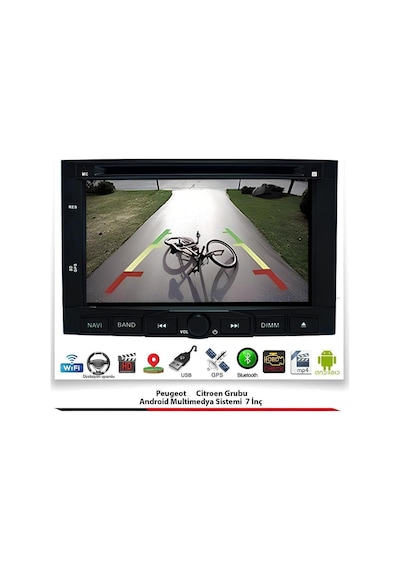 Peugeot 207 Uyumlu Multimedya Navigasyon Gps Kamera Usb Bluetooth
