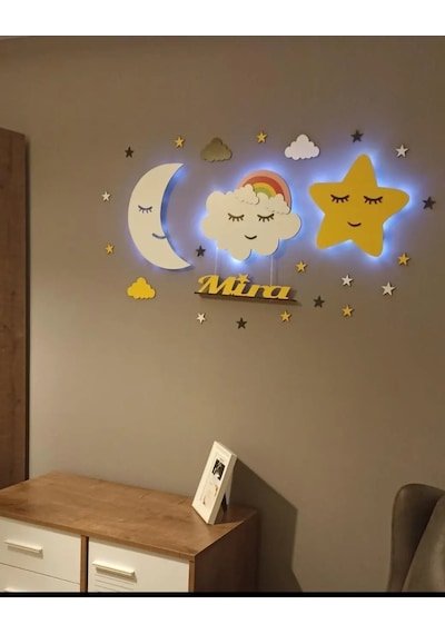 Çocuk Odası  Gece Lambası Çok Renkli