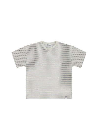 Civil Boys Jakar Çizgili 10-13 Yaş Tişört - Kahve 18785466326S1
