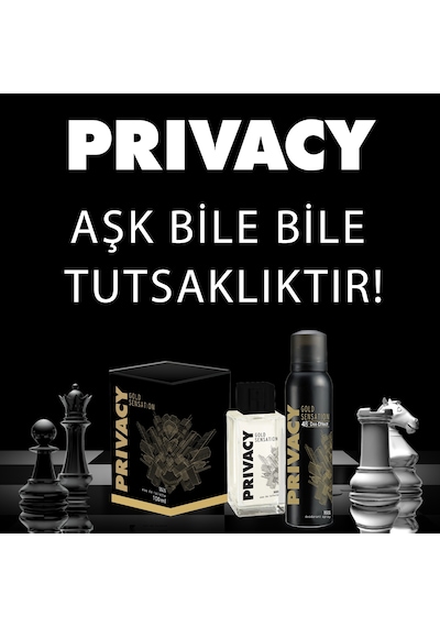 Privacy Man Gold Sensation Erkek Deodorant 6 x 150 ML