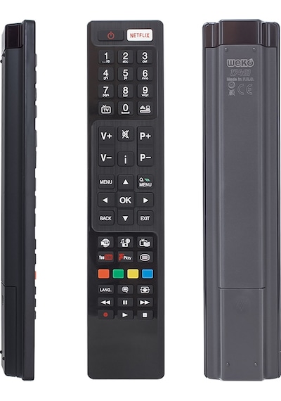 Weko Kl Vestel Uyumlu Rc4848f Rc5 30094759 Netflıx-youtube-play Tuşlu Lcd Led Tv Kumanda 70134 17481