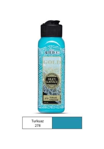 Artdeco Gold Multi Surface Akrilik Boya 140 Ml. 278 Turkuaz