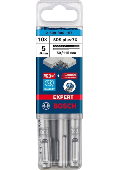 Bosch Expert 5x115 Mm 10 Lu Yeni Sds Plus-7x Matkap Ucu 2608900157