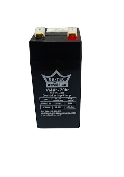 Ortec 4v 4 Ah Akü Kuru Tip 46 X 46 X 100 0.44 Kg