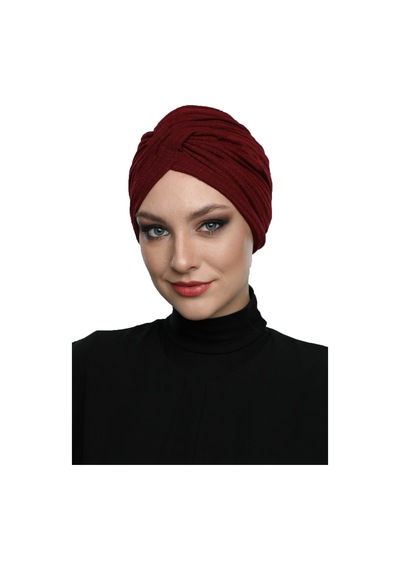 Elysianfidan Çapraz Penye Astarlı Bordo Hazır Türban Tesettür Havuz Bonesi Bordo Elysianfidan Çapraz Penye Astarlı Bordo Hazır Türban Tesettür Havuz Bonesi Bordo