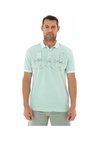 AR-MA Arma Erkek Regular Fit Parça Boyama Polo Yaka Tişört 001