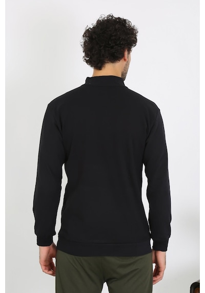 Akbeniz Erkek 3 Iplik Penye Sweatshirt 6850-Siyah