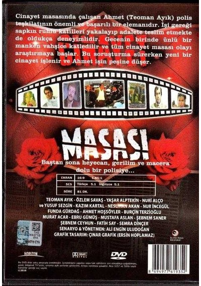 Cinayet Masası - Bas Oynat - Dvd