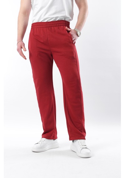 Madmext Bordo Rahat Kesim Erkek Eşofman Altı E6560 Bordo