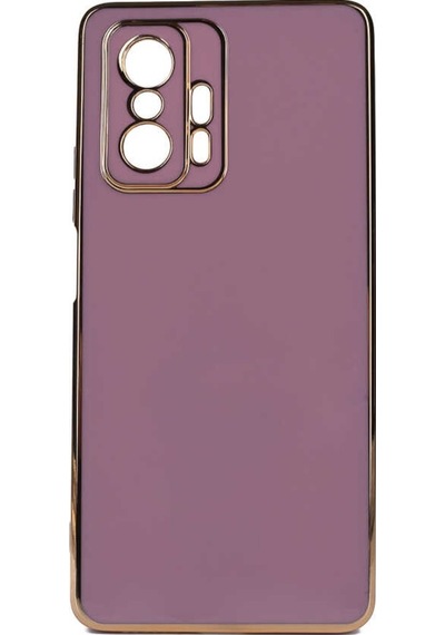 Xiaomi Mi 11T 5G Parlak Kenarli Bark Silikon Kilif 547680984